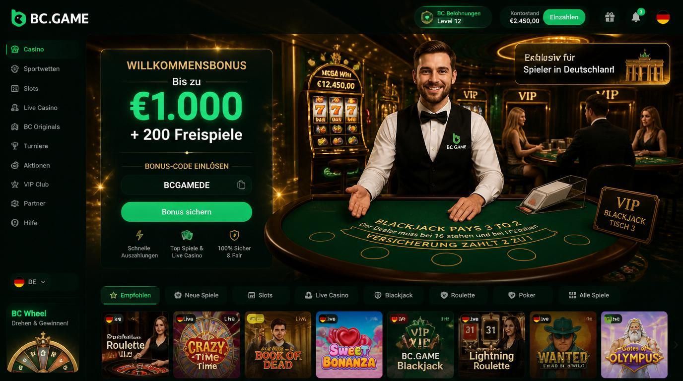 Ein VIP-Abend im Live Casino mit Willkommensbonus